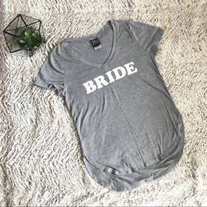 👰🏽 Modern Lux Medium Grey BRIDE Shirt 👰🏽